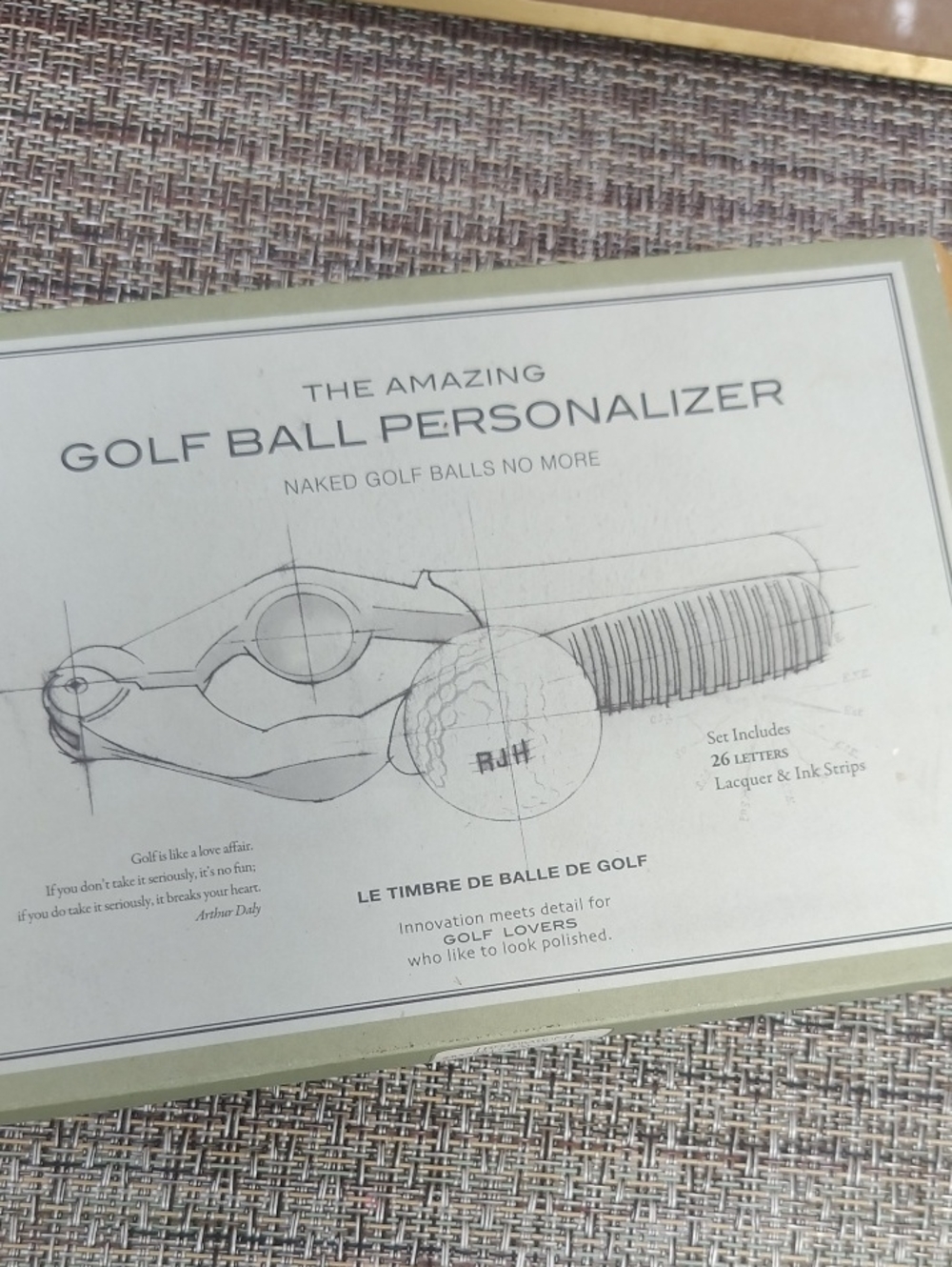 The Amazing Golf Ball Personalizer New
